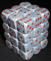 36 Air speckled 12mm D6 Dice Block